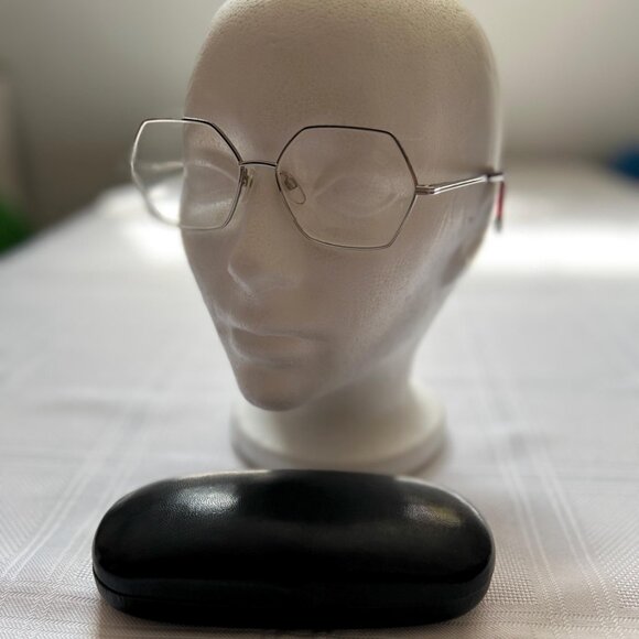 Never worn - Liberty of London silver octagonal eyeglasses reading glasses frame - Picture 3 of 3